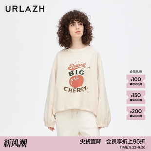 復古長袖 寬松舒適上衣衛衣女JM4SW03 美式 URLAZH有蘭新款