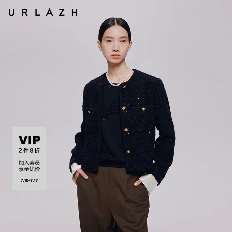 URLAZH有兰短款小香风外套