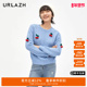 URLAZH有兰新款 好看气质慵懒美利奴羊毛针织毛衣女JM3KT04