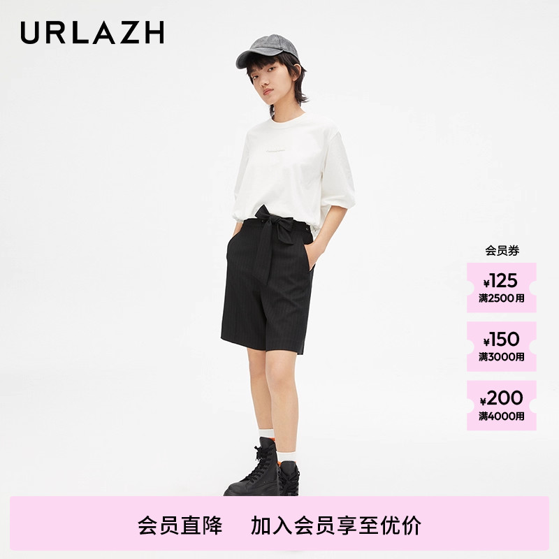 urlazh/有兰黑色西装短裤