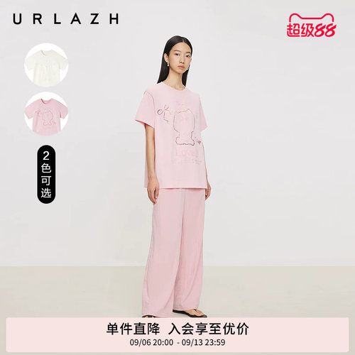 urlazh/有兰猫咪休闲短袖T恤