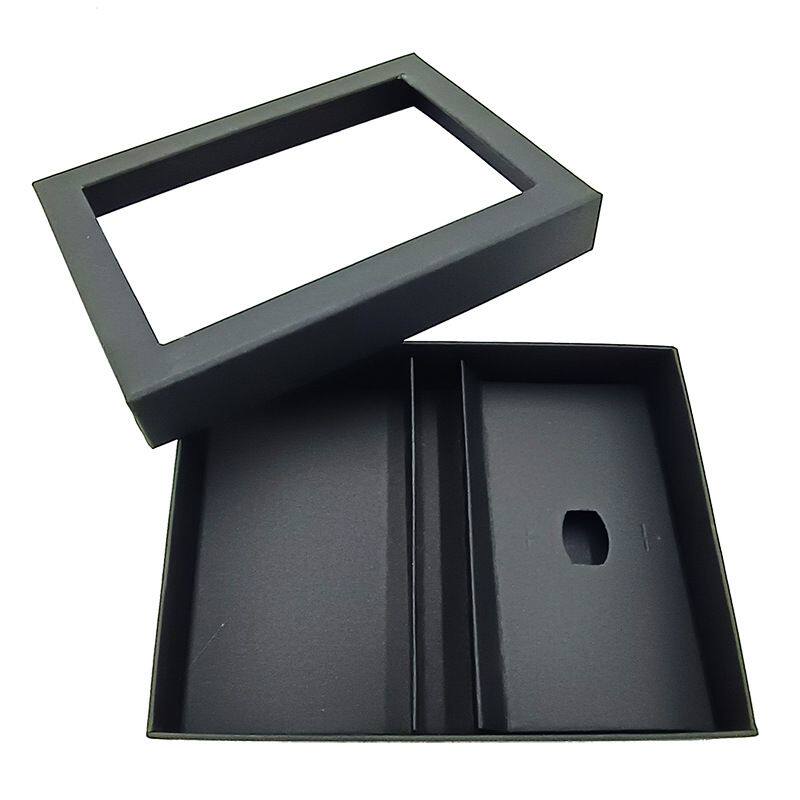 领带领结4件套礼品盒纸盒 厂家现货黑色领带盒天地盖加硬包装盒