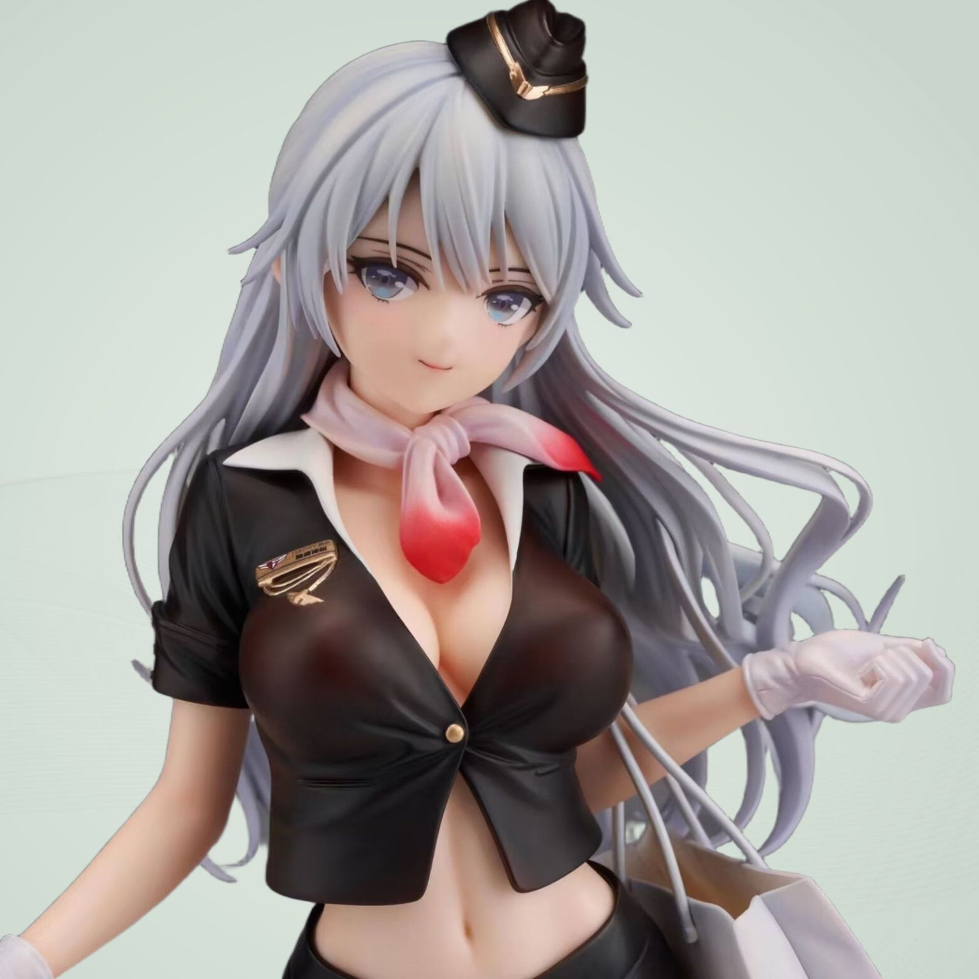 美少女原画二次元手办摆件 空姐粟原诗织制服动漫手办模型