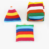 儿童丢沙包幼儿园手工小学生三角踢毽子投掷游戏亲子益智玩具 包邮