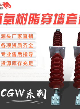 FCWB/FCWW/FCGW/FCRG-10KV-12KV/1000A高压复合穿墙套管螺帽式
