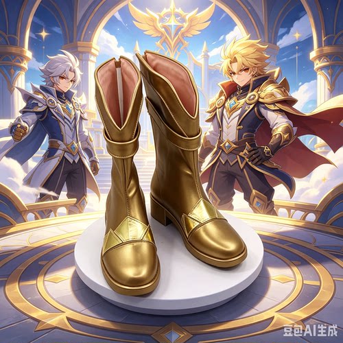 洛克王国恩佐cosPLAY鞋定做