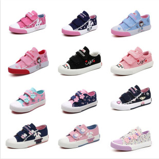 款 2020春季 学生魔术贴女童经典 时尚 潮鞋 休闲鞋 回力大小童鞋 帆布鞋