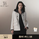 休闲西装 米白色纯棉羊毛外套女装 时尚 新款 冬季 XG雪歌通勤简约长袖