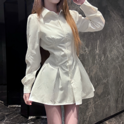 气质收腰显瘦连衣裙女