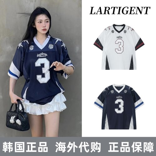 韩国正品lartigent球衣美式短袖
