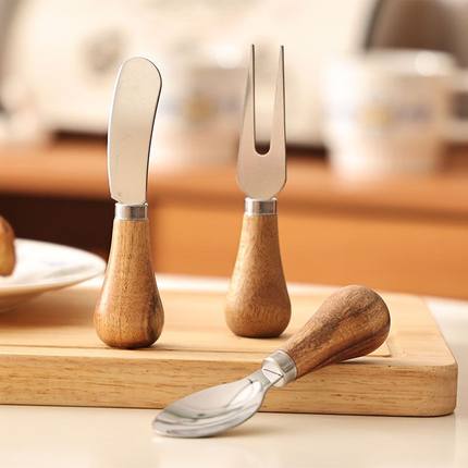 黄油刀涂抹刀涂面包抹酱迷你牛油奶酪果酱刀烘焙厨房可立小抹刀
