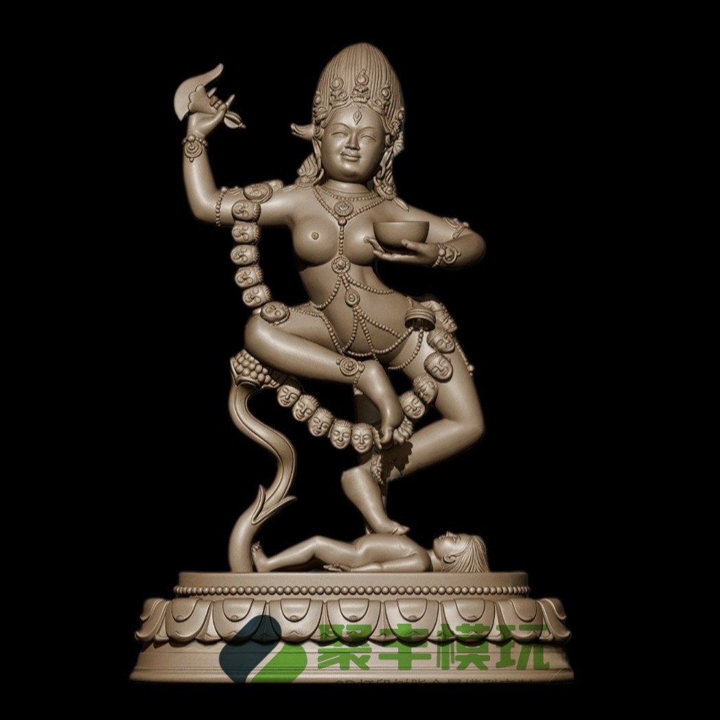 藏佛STL文件3D模型多吉帕姆三维图纸STL数据机雕刻CNC