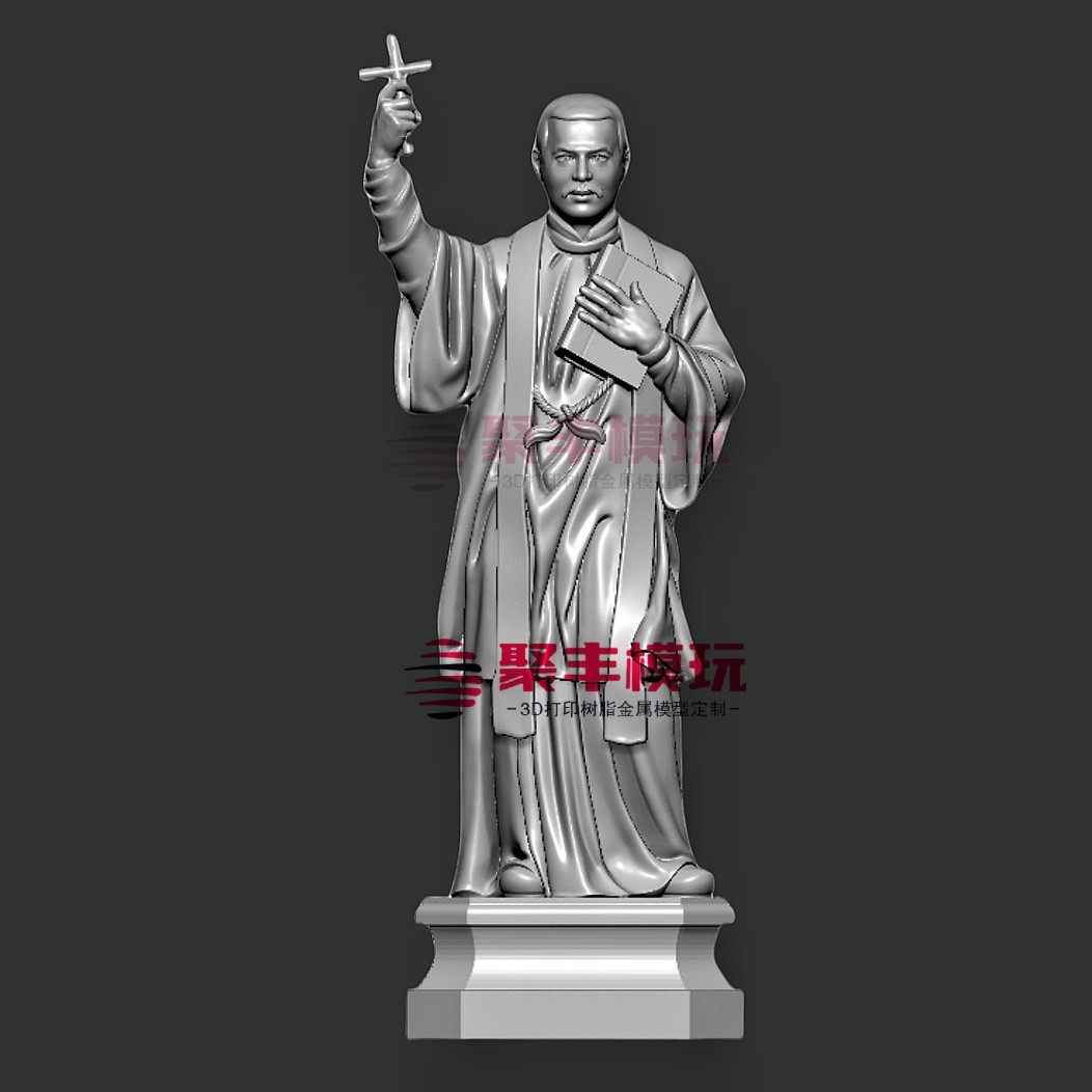 西方人物雕塑STL文件3D模型西方雕塑圆雕三维立体图纸STL数据