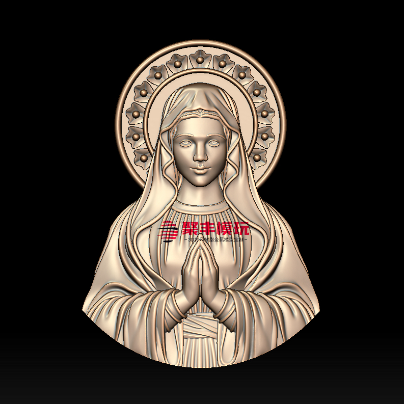 浮雕西方人物STL文件3D模型首饰三维图纸STL数据机雕刻CNC四轴