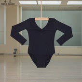 少儿形体服保暖专业 长袖 舞蹈服民族舞练功服纯棉 儿童服装 秋冬季