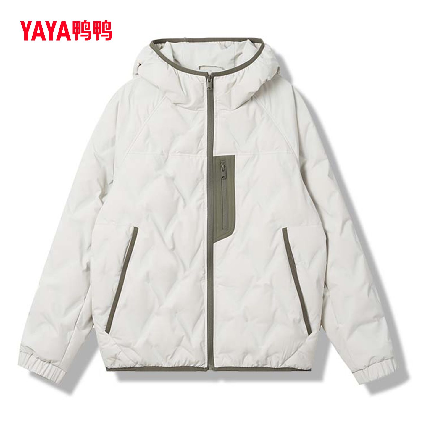 百搭休闲短款连帽轻薄羽绒外套