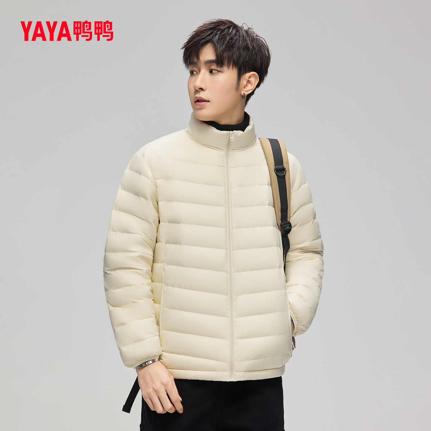 通勤户外羽绒服内胆简约气质百搭