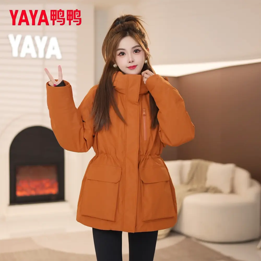 时尚收腰户外运动显瘦羽绒派克服