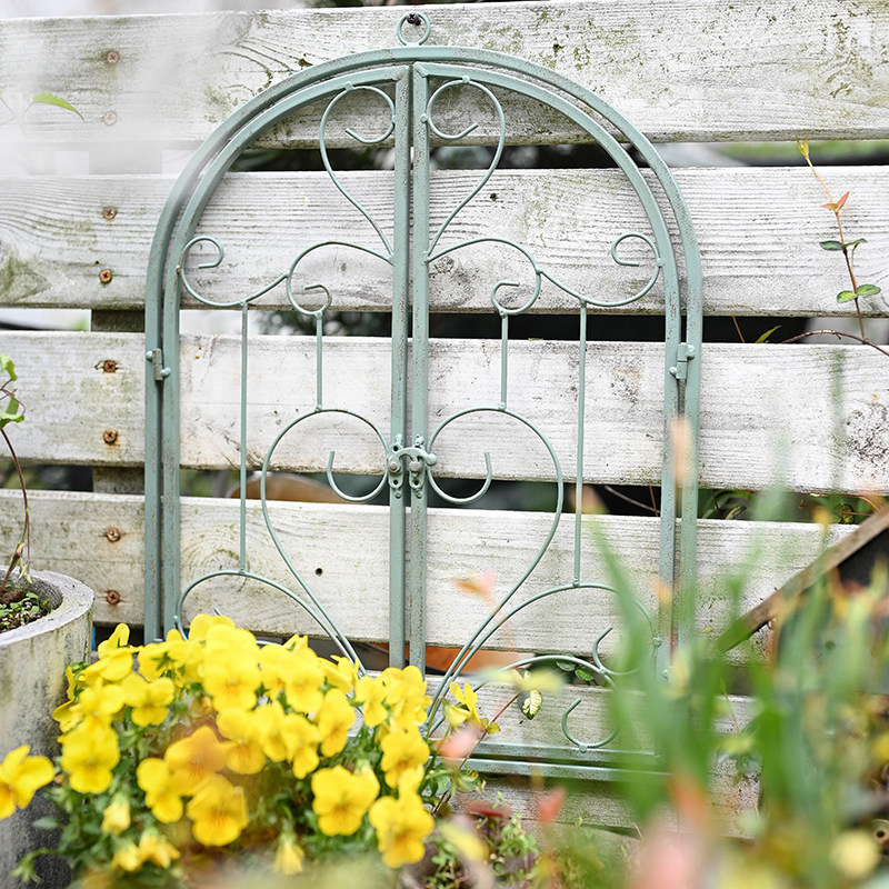 外贸出口铁艺复古镂空窗户花架户外花园阳台庭院装饰摆件墙面挂饰,鲜花速递/花卉仿真/绿植园艺,花架,淘宝优惠券,粉丝福利购,淘宝优惠卷