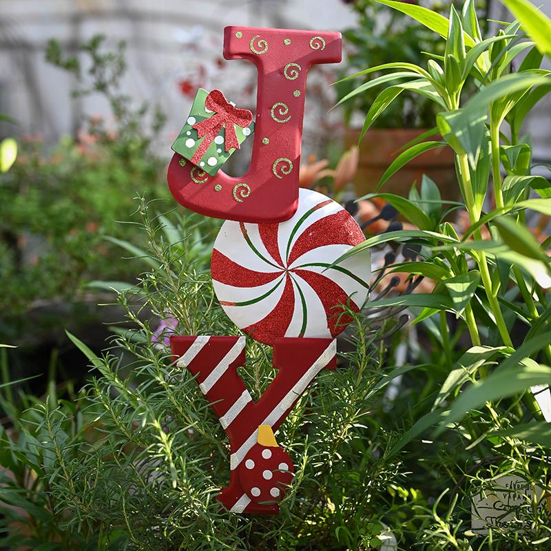 圣诞节户外庭院地插牌