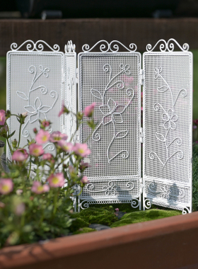 白沙园艺铁迷你摆件田园微景观