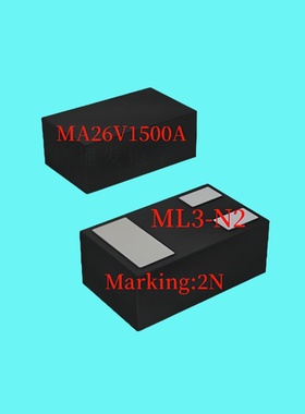 MA26V1500A/可变电容二极管 6V 1006/ML3-N2丝印:2N