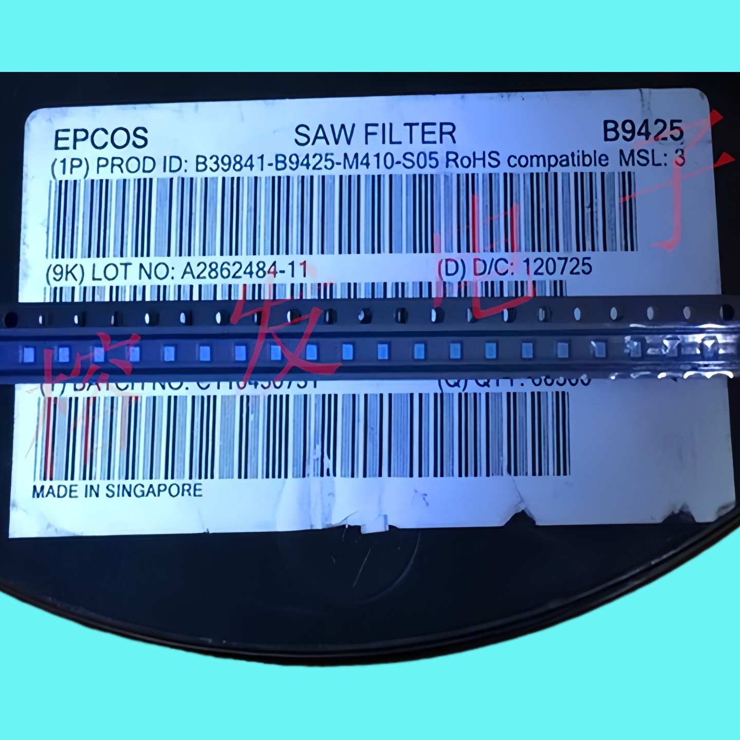B39841-B9425-M410RF声表滤波器