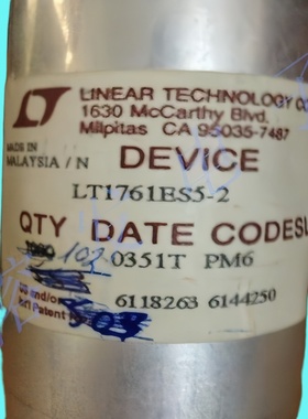 LT1761ES5-2/LDO电压稳压器2V 100mA/SOT23-5丝印:LTJE