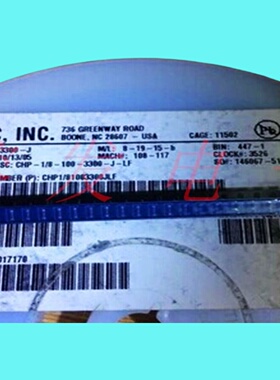 CHP-1/8-100-3300-J-LF/CHP1/8100330RJLF/MELF圆柱色环碳膜电阻