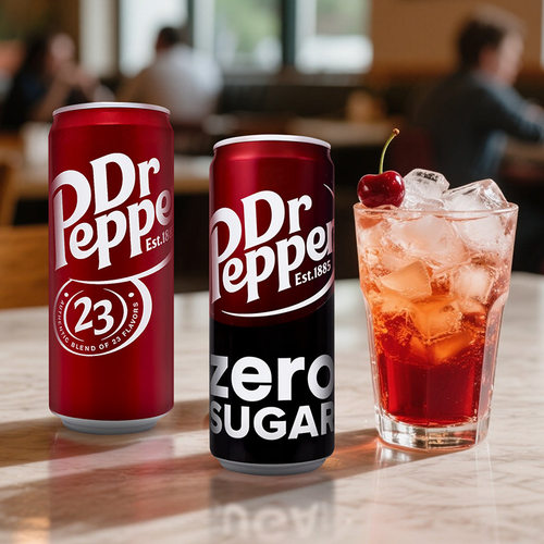 波兰进口Dr Pepper胡椒博士汽水330ml*24罐整箱可乐樱桃零度可乐