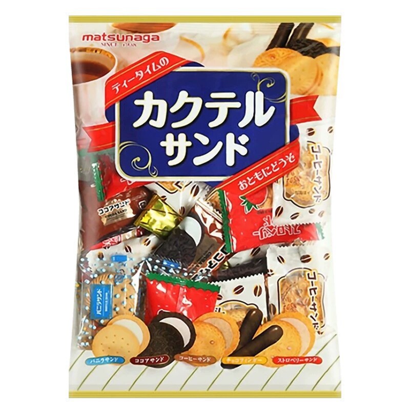 日本进口零食松永matsunaga缤纷什锦综合饼干送礼脆饼
