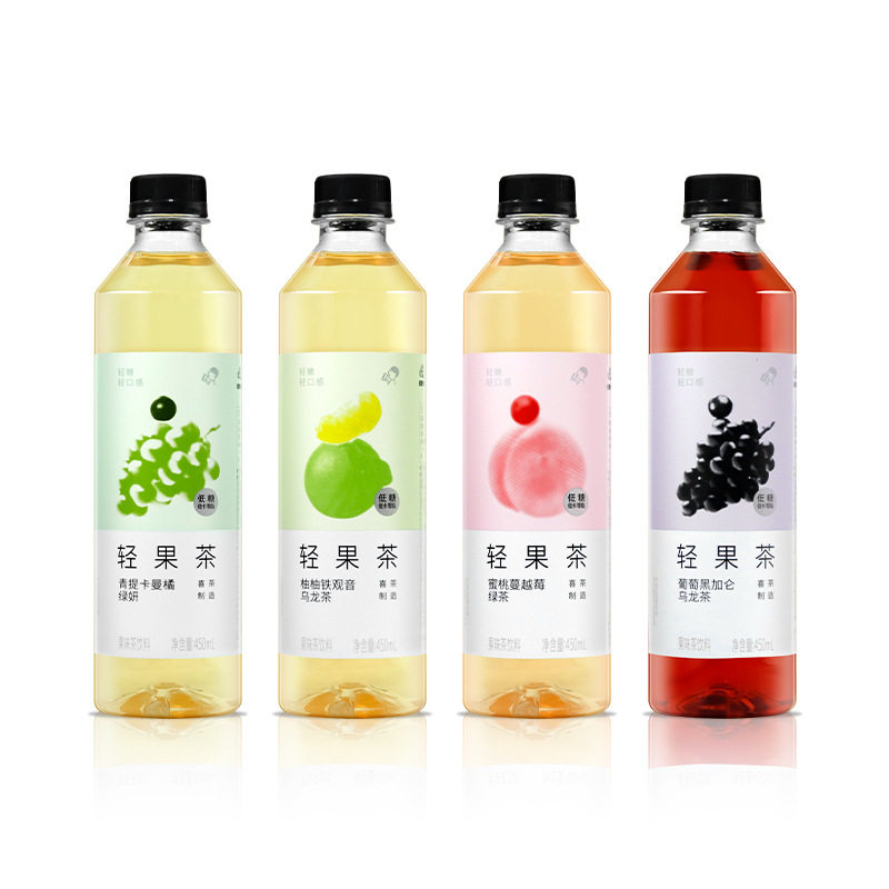 喜茶轻果茶果味茶饮料450ml*15瓶整箱便利店商超餐馆饮品
