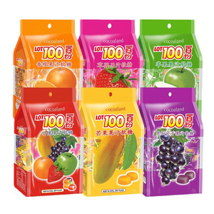 马来进口LOT100一百份100分软糖150gQQ果汁水果芒果味喜糖零食品