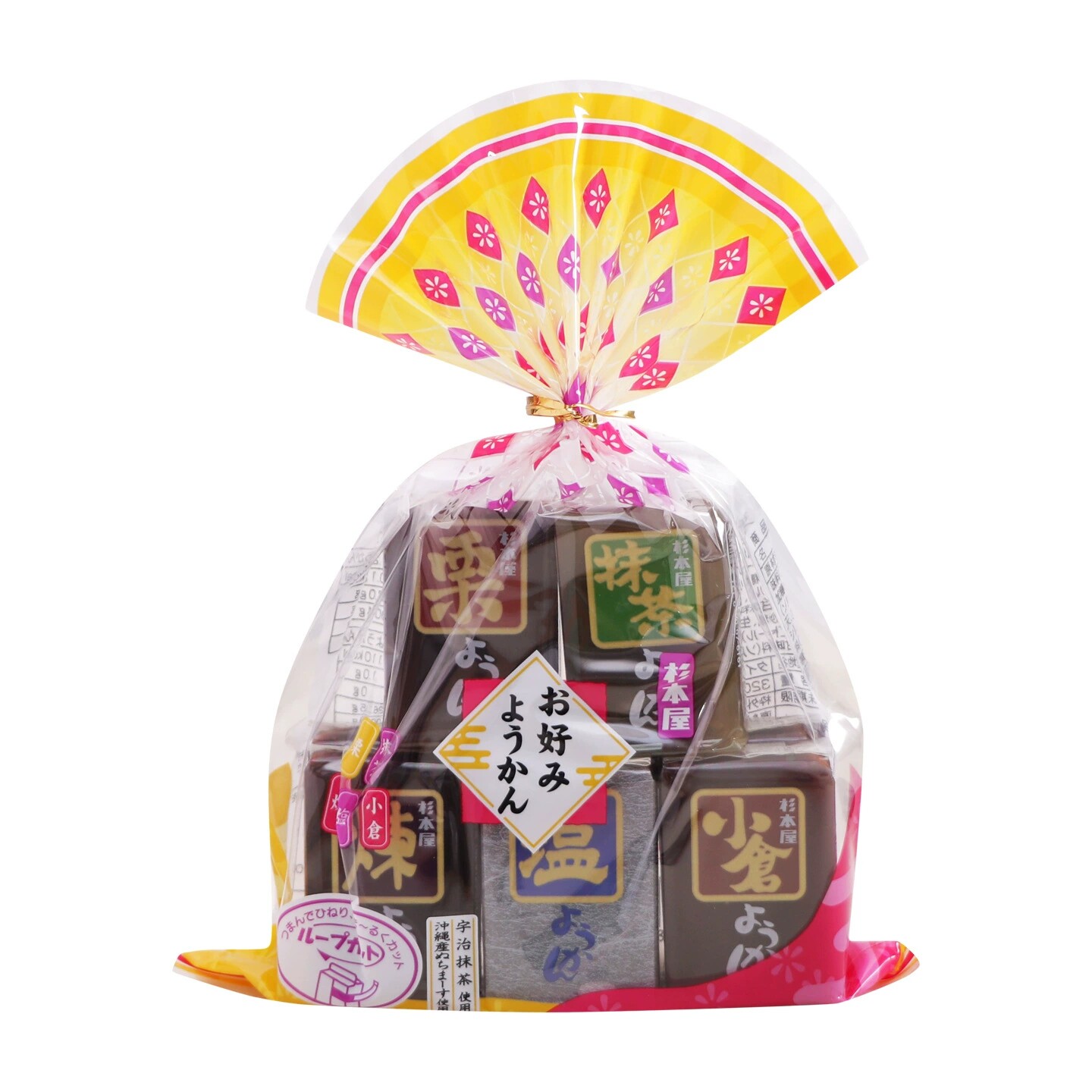 日本进口杉本屋什锦味羊羹/豆沙琼脂糕点和风糕点琼脂糕软糕