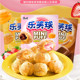 巧克力奶油味注心饼干 康师傅乐芙球50g 盒 泡芙夹心饼休闲零食