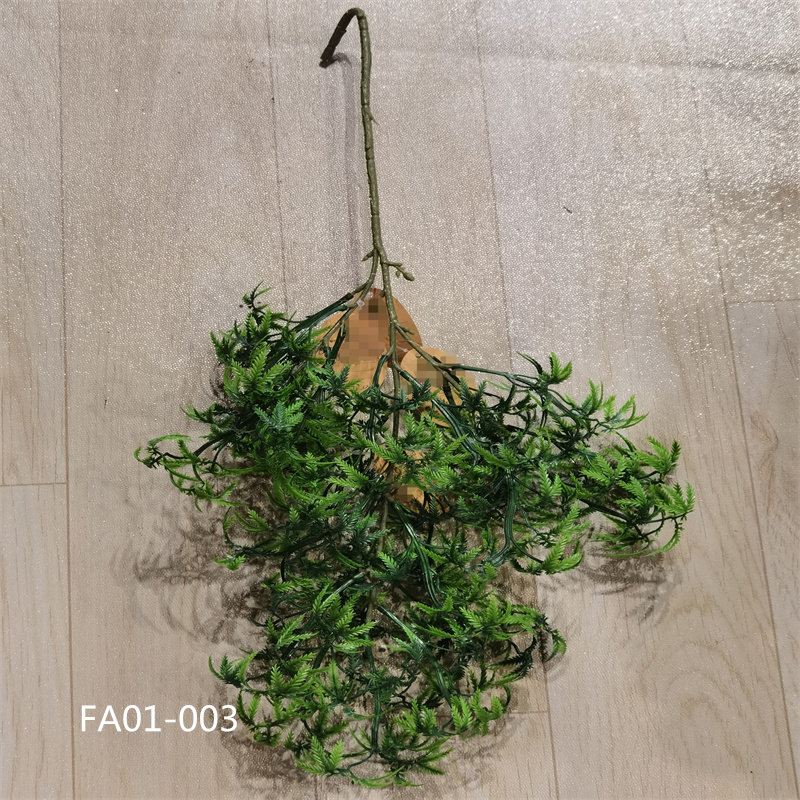 仿真金鱼松幸运草壁挂小麦草带花田园绿植装饰摆件墙挂桌面装饰