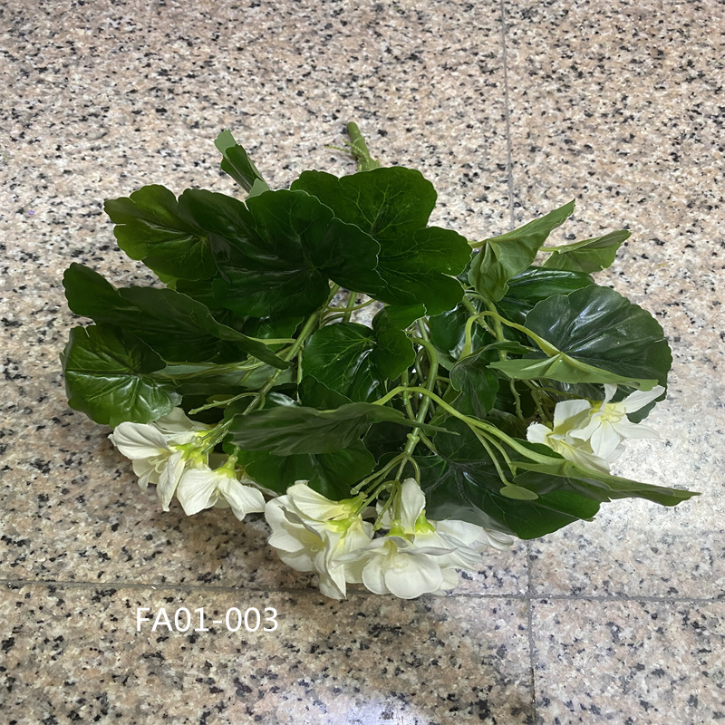 仿真海棠花把束蝴蝶兰叶子婚庆家居装饰仿真花束植物墙插花配件