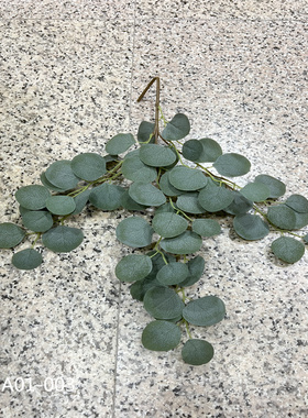 仿真树叶尤加利苹果叶蓝色榕树叶槐树叶园林绿化工程装饰叶子装饰