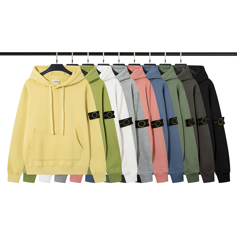 STONE石头欧美潮牌加绒连帽卫衣