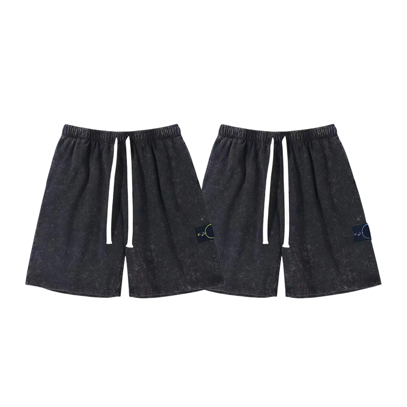 STONE美式石头复古水洗运动短裤
