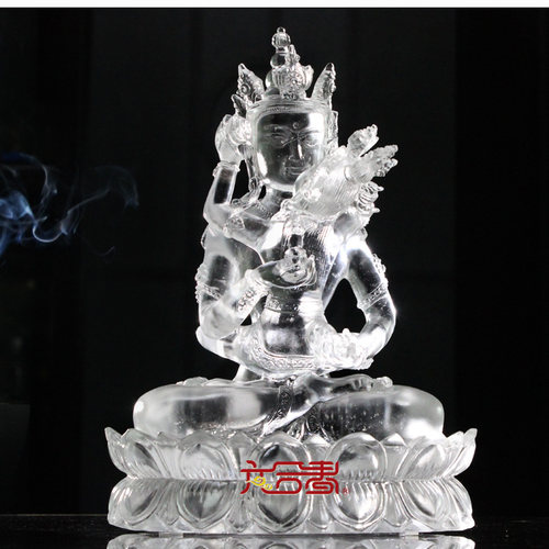六合春 琉璃金刚萨埵垛双身佛像时尚创意家居装饰品摆件寺院家用 - 封面