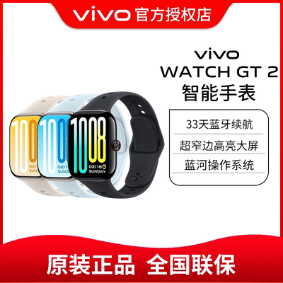 vivo WATCH GT2手表蓝河系统长续航手表健康监测运动学生智能手表
