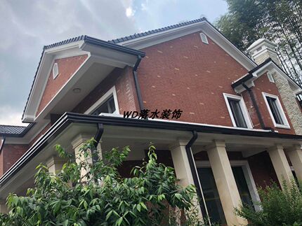 别墅铝合金彩铝天沟型材雨水槽落水管雨水管江浙沪皖线下上门安装