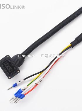 三菱伺服电机HF-MP KP动力线 MR-PWS1CBL5M-A1-L 3 8 10 15M-A1-L