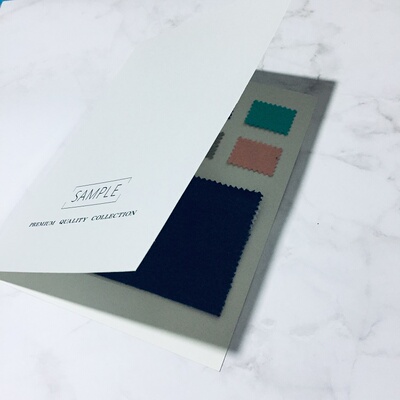 面料纱线折页色卡本样品空白贴布