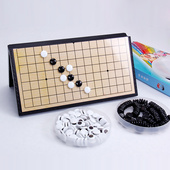 15路13路训练围棋五连棋 亚克力大号中号小折叠磁性五子棋套装 包邮