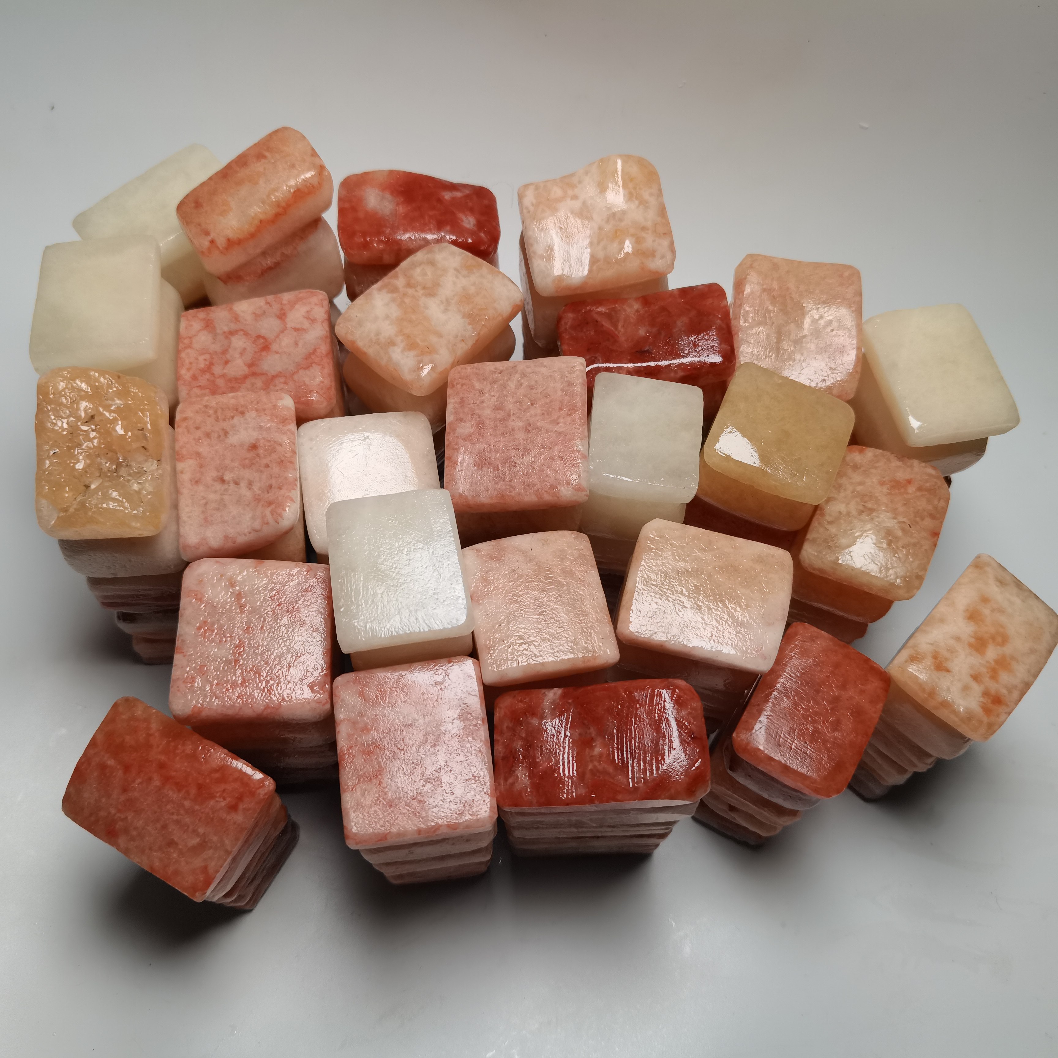 天然猪肉石红烧肉摆件桌面装饰品把件奇石观赏石书房茶室摆设送礼