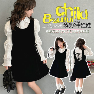 女童春装2025新款中大童裙子今年流行爆款女童公主裙早秋连衣裙