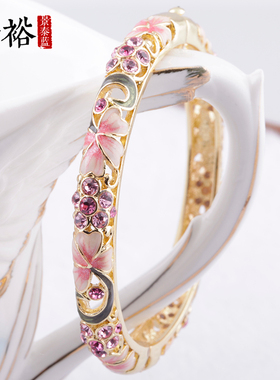 简约手镯珍裕景泰蓝礼物民族女