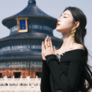 气质耳钉 复古金色花朵流苏耳环女轻奢高级感夸张耳夹耳饰2025新款